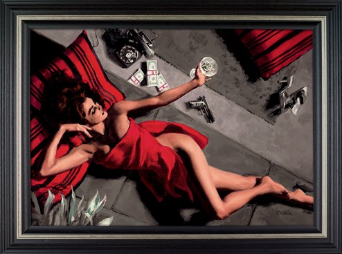 Blackmailer by Glen Orbik - Framed Limited Edition on Canvas